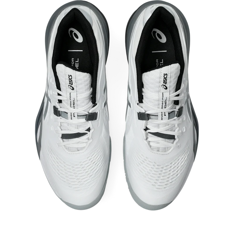 Asics Men's Gel Resolution X Padel Shoe White Steel Grey
