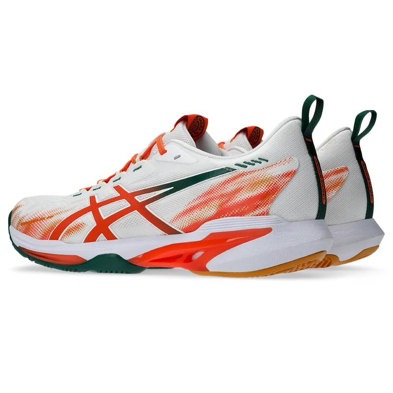 Asics Men's Sonicsmash FF Padel Shoes White Energy Orange