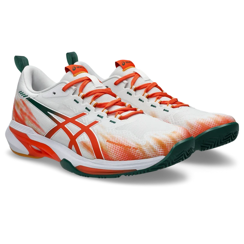 Asics Men's Sonicsmash FF Padel Shoes White Energy Orange