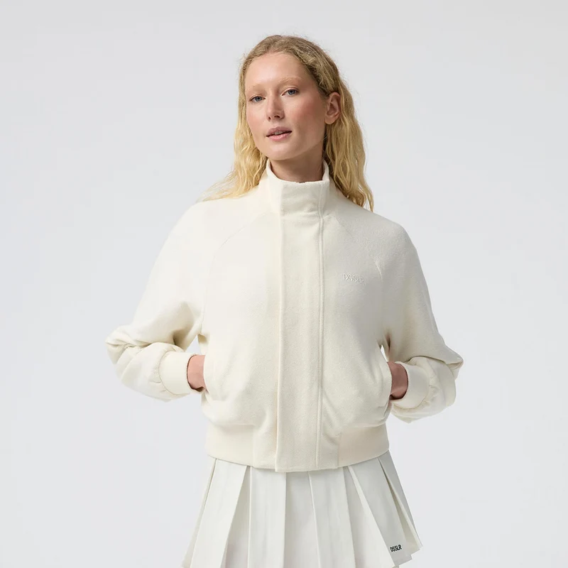 Walk On Court Sweatjacke Damen-Creme