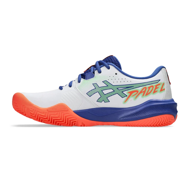 Gel-Challenger 15 Padelschuh Herren - weiß, koralle