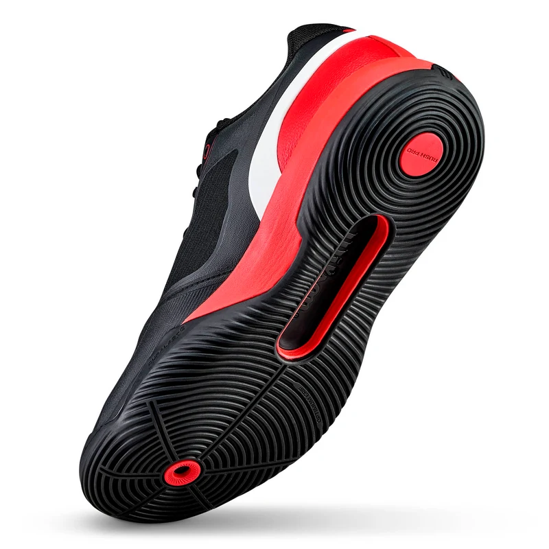 Wilson Men's Rush Pro 5 Padel Shoes Black Infrared