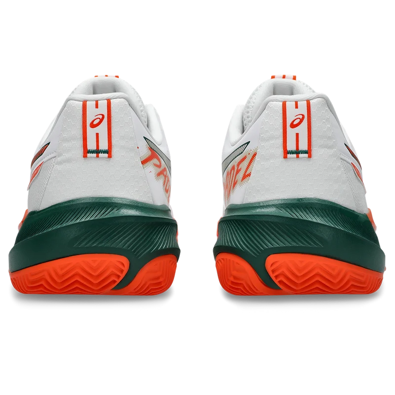 Asics Men's Gel Challenger 15 Padel Shoes White Energy Orange