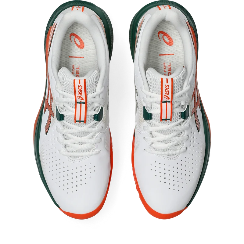 Asics Men's Gel Challenger 15 Padel Shoes White Energy Orange