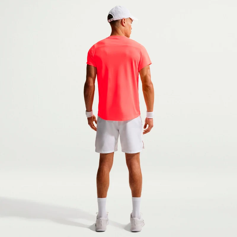 Court Victory Dry T-Shirt Herren - koralle, schwarz