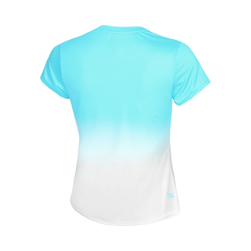 Crew Gradiant T-Shirt Mädchen-Türkis,Weiß
