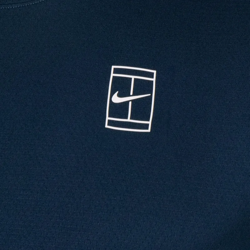 Court Dri-Fit Advantage T-Shirt Herren-Dunkelblau,Weiß