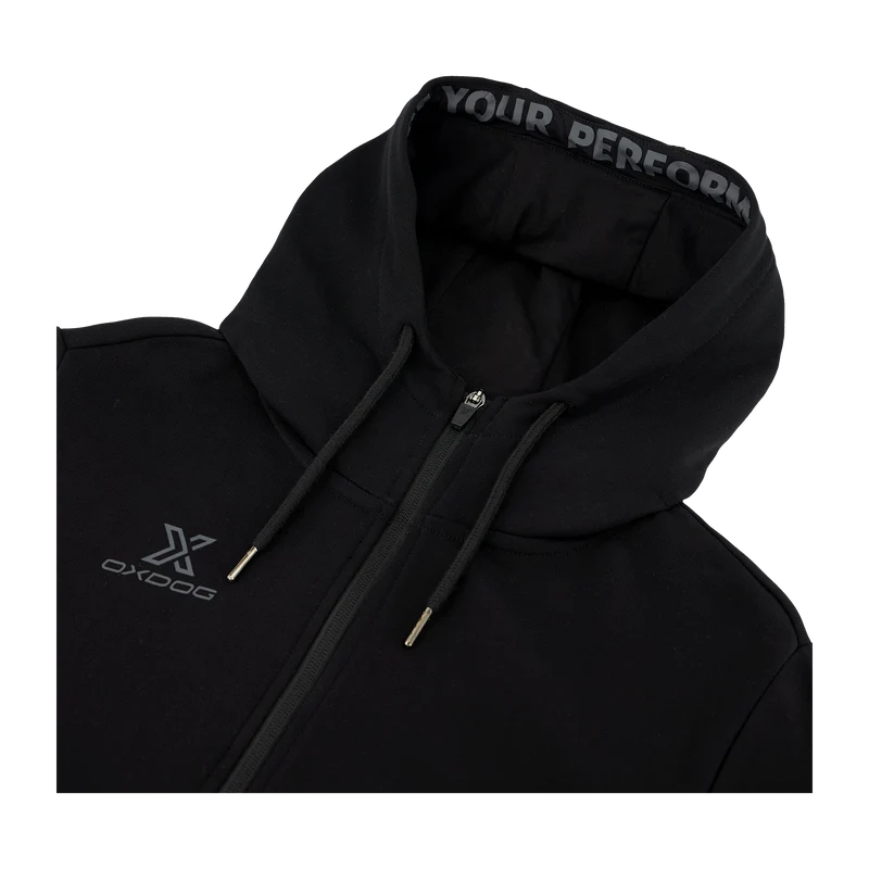 Sudadera Oxdog Seattle Zip Hoodie Negra