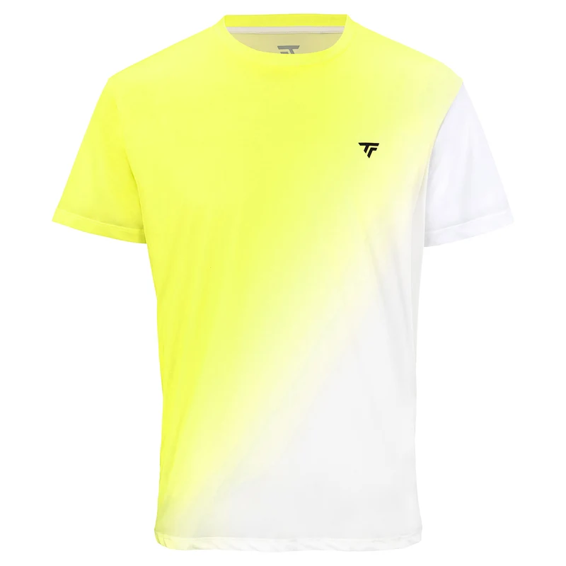 Tecnifibre Men's Team X-Loop Tee 2026 White Neon Yellow
