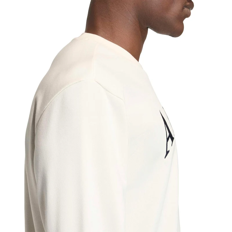 Heritage Graphik Sweatshirt Herren - weiß, dunkelblau