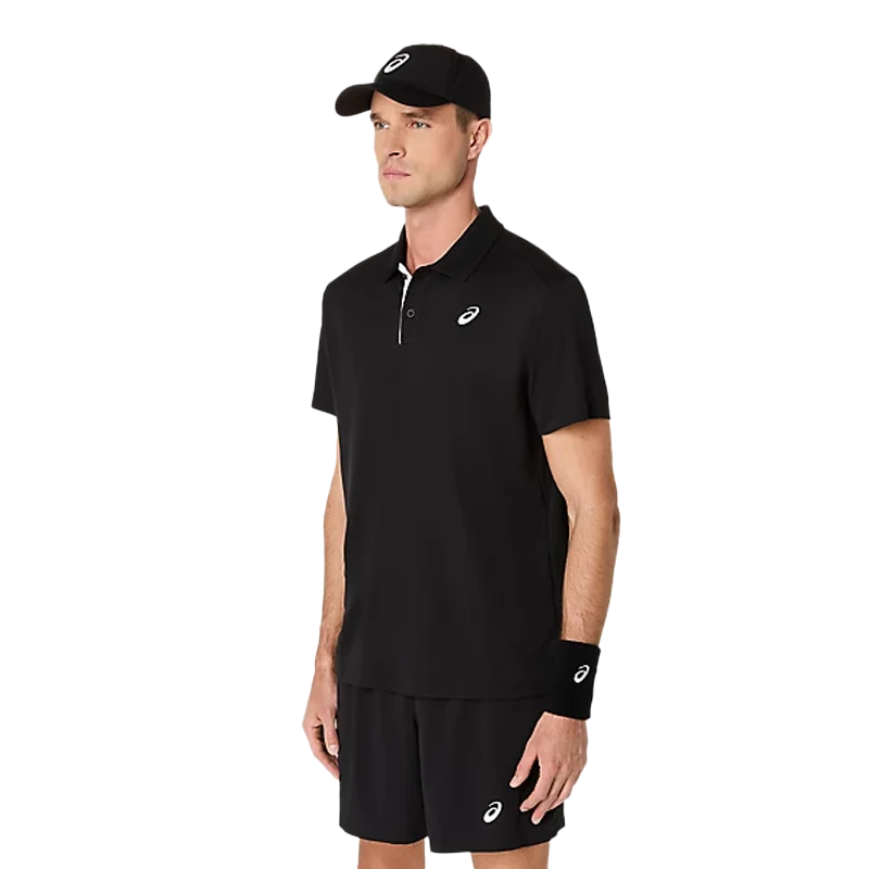 Polo Asics Court Negro 2026