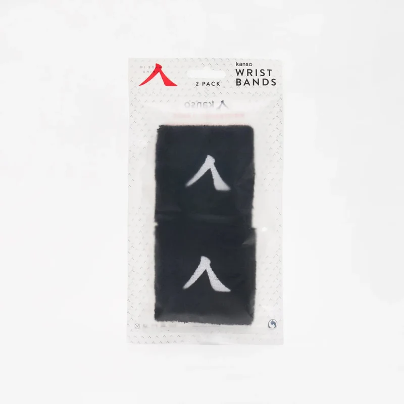 Kanso 7cm Wristband - 2 Pack - Black