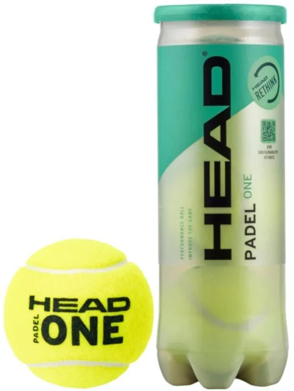HEAD Padel ONE Padel Balls - 3 Ball Tube