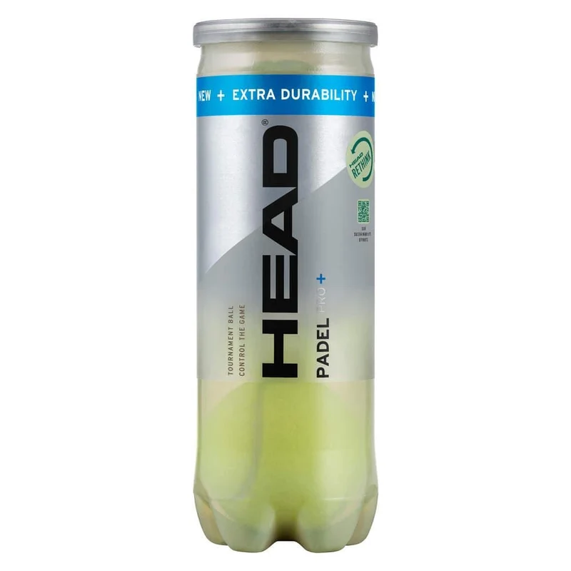 HEAD Padel Pro+ Padel Balls - 3 Ball Tube
