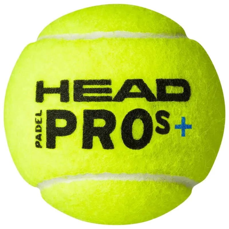 HEAD Padel Pro S+ Extra Durable Padel Balls - 3 Ball Tube