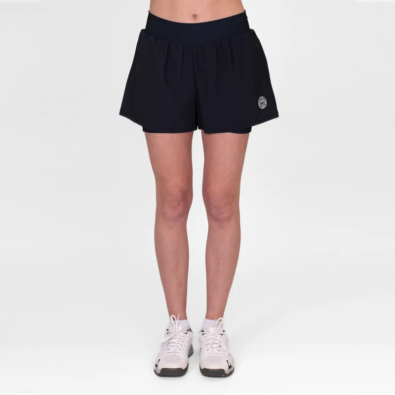 Crew 2in1 Shorts Damen-Schwarz