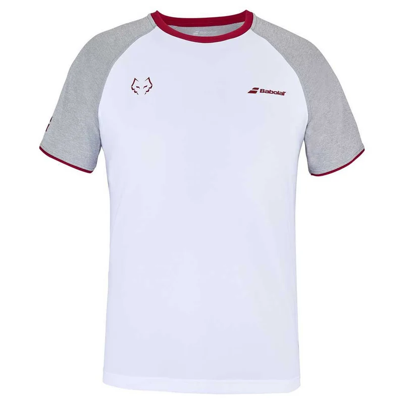 Babolat Crew Neck Tee Lebron - Weiß/Grau