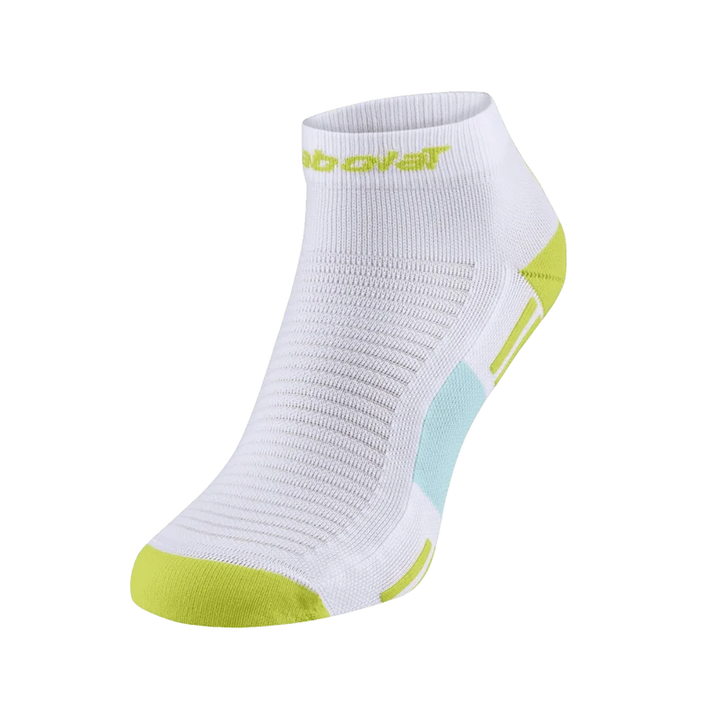 Babolat Quarter Socks Padelsocken weiß/gelb