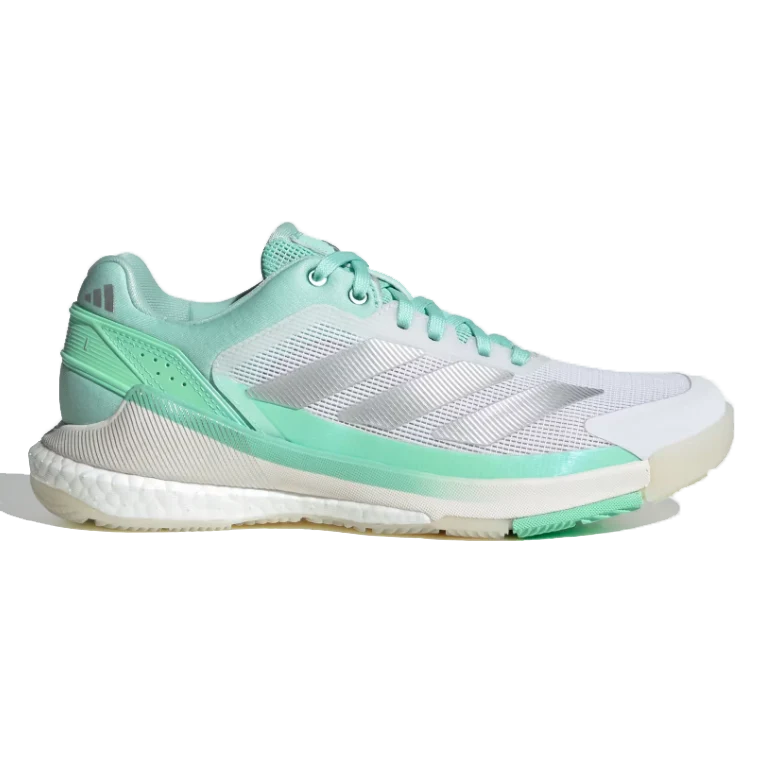 Adidas Women's Crazyquick Boost Padel Shoes White Pulse Mint