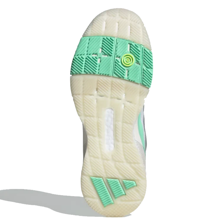 Adidas Women's Crazyquick Boost Padel Shoes White Pulse Mint