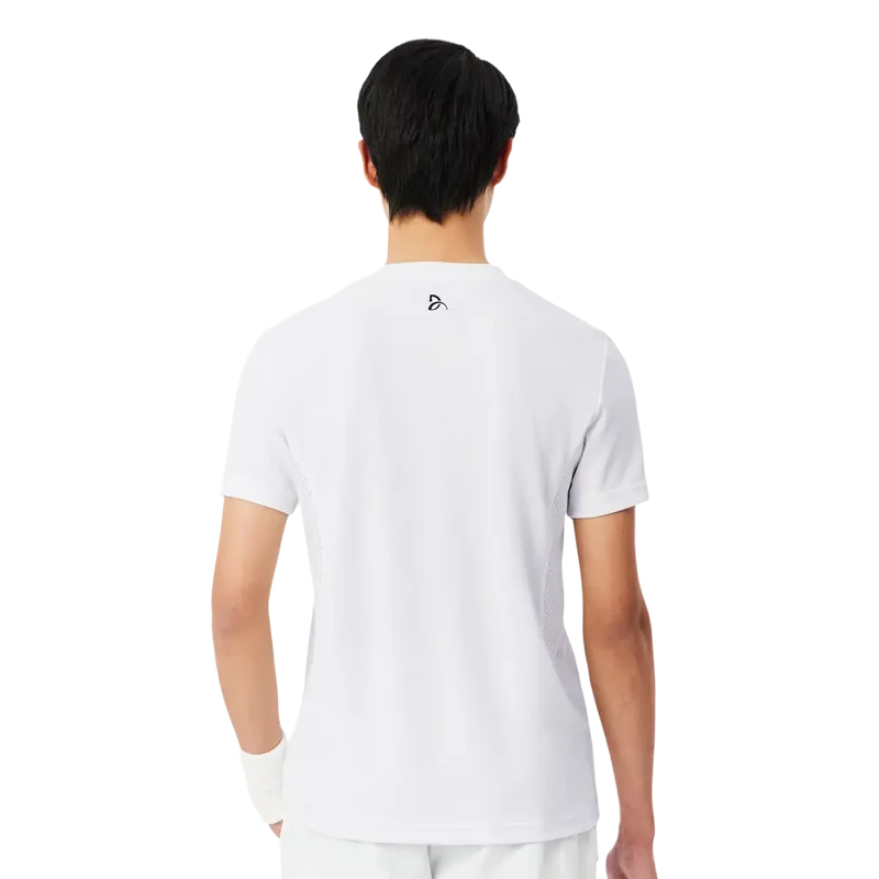 Camiseta Lacoste Novak Djokovic Blanco 2026