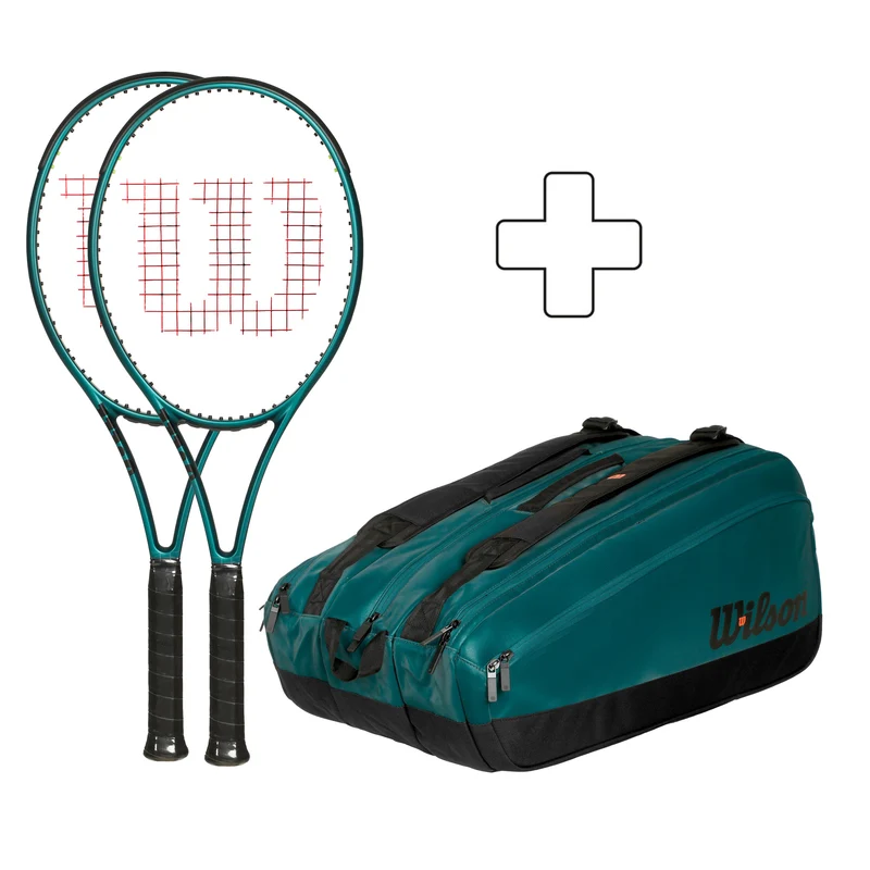 2x 100 v9 plus Schlägertasche