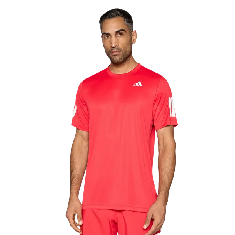 Camiseta Adidas Club 3STR Rojo 2026