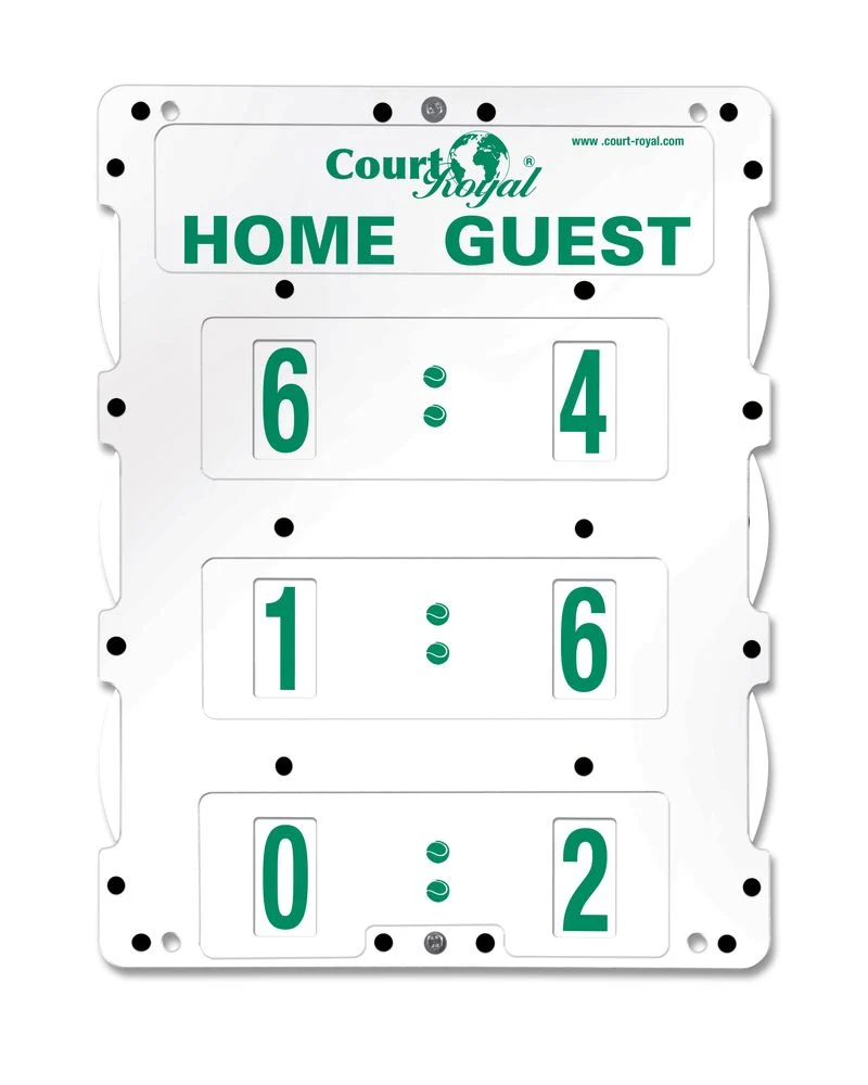 Tennis-Spielstandanzeiger Court Royal Pointer Heavy II Freistehend - Weiss
