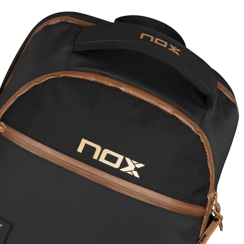 NOX Luxury Open Series Padel Backpack - Black / Brown