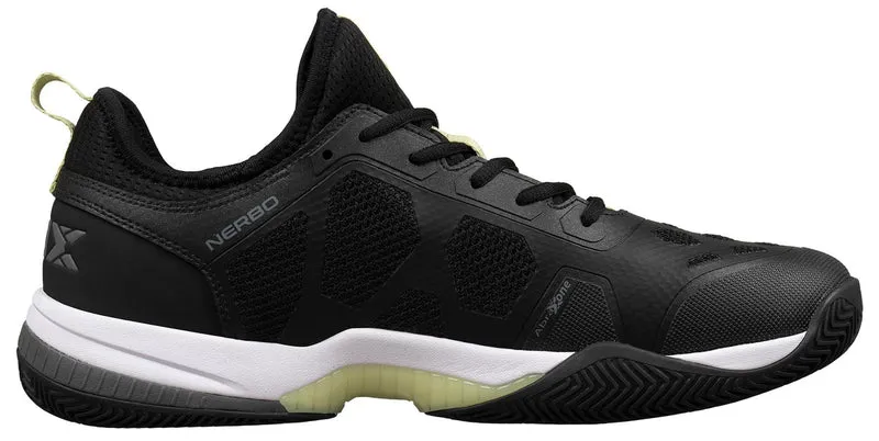 NOX Nerbo Mens Padel Shoes - Black / Soft Lime