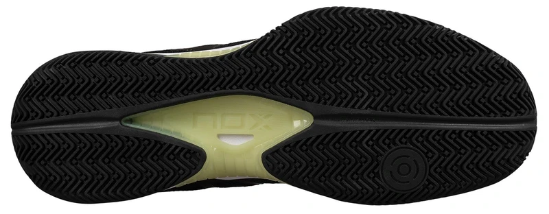 NOX Nerbo Mens Padel Shoes - Black / Soft Lime