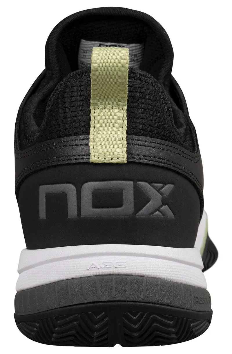 NOX Nerbo Mens Padel Shoes - Black / Soft Lime