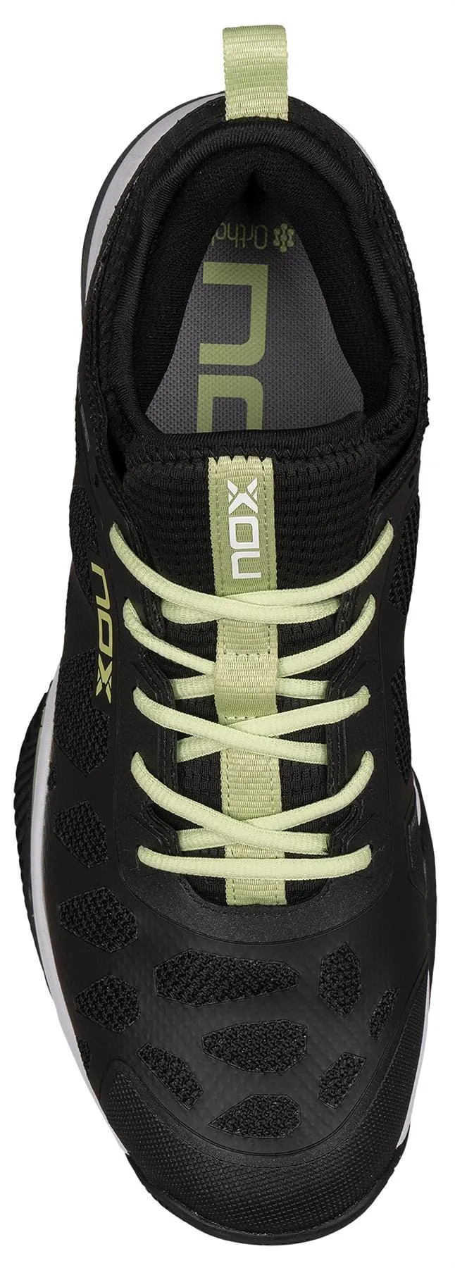 NOX Nerbo Mens Padel Shoes - Black / Soft Lime