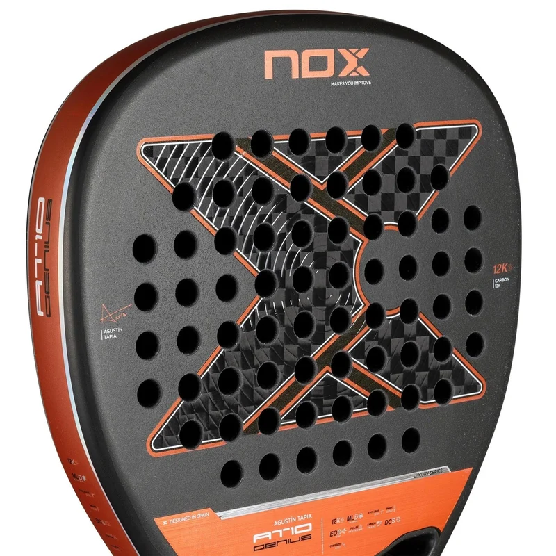 NOX AT10 Luxury Genius Attack 12K By Agustin Tapia 2025 Padel Racket