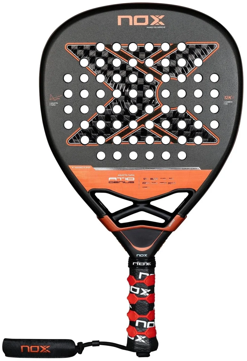NOX AT10 Luxury Genius Attack 12K By Agustin Tapia 2025 Padel Racket