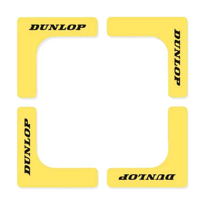 Dunlop Padel Court Edge - Yellow (8 Pack)