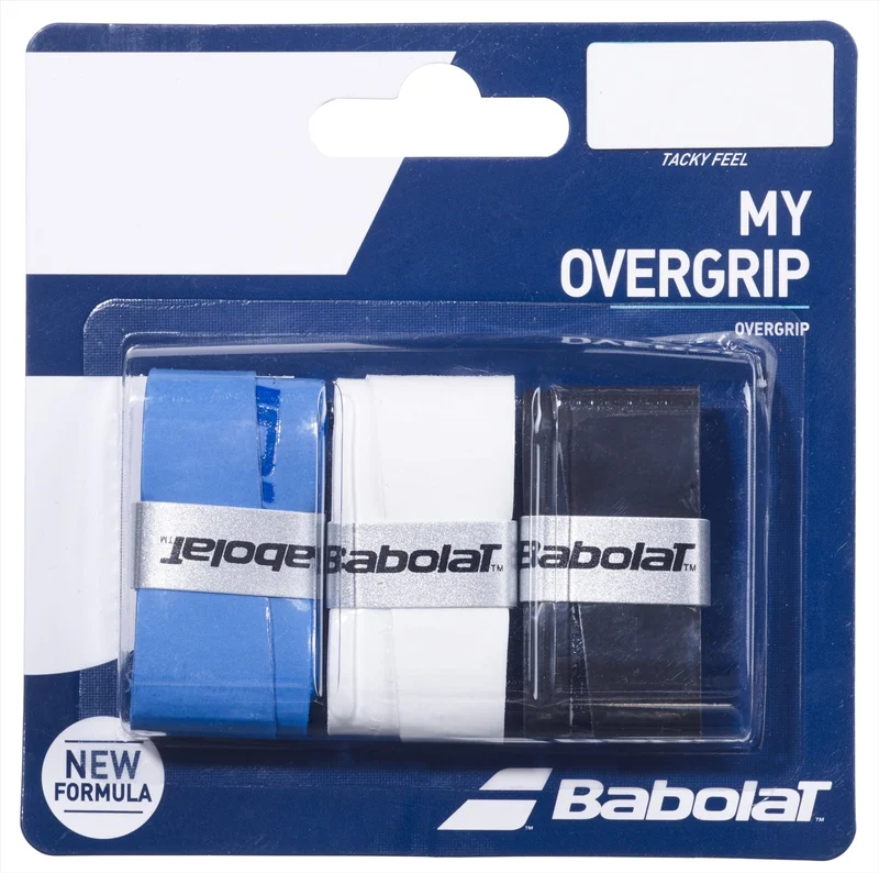 Babolat My Overgrip X3 Padel Overgrips - Black / Blue / White