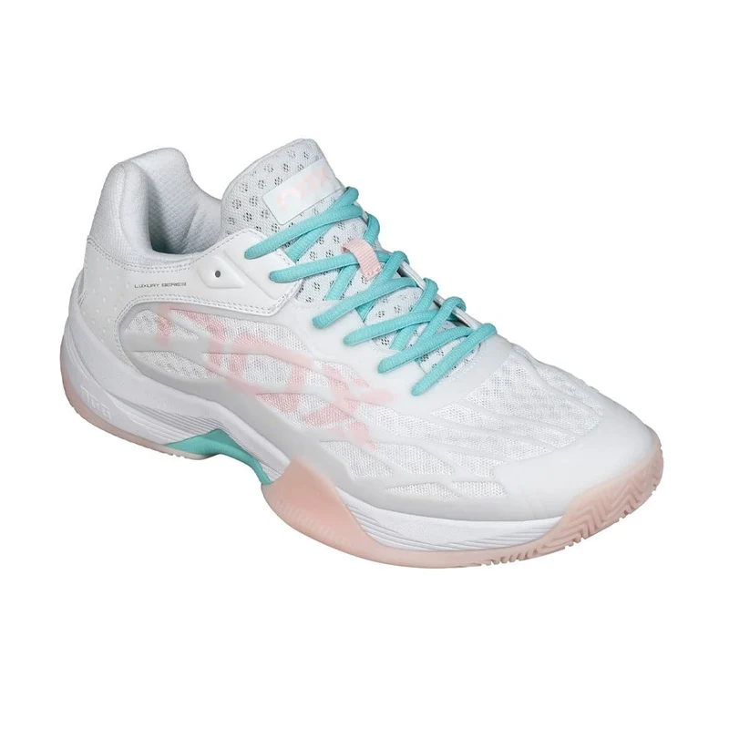 NOX AT10 LUX Blanco/Turquesa 2024 (Zapatillas)