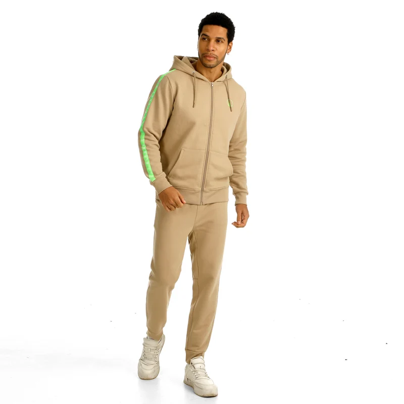 Wild Easy Trainingshose Herren-Beige,Neongrün