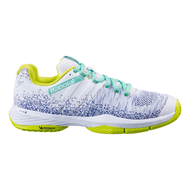 Sensa Padelschuh Damen - weiß, gelb
