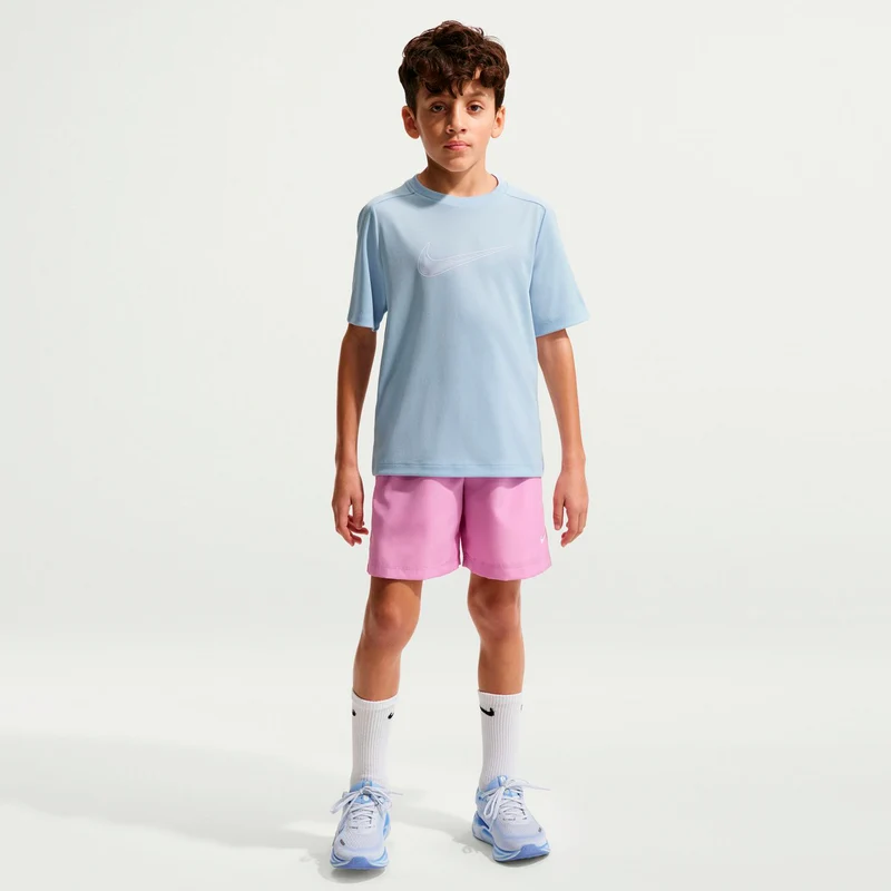 Dri-Fit Multi T-Shirt Jungen - hellblau, weiß