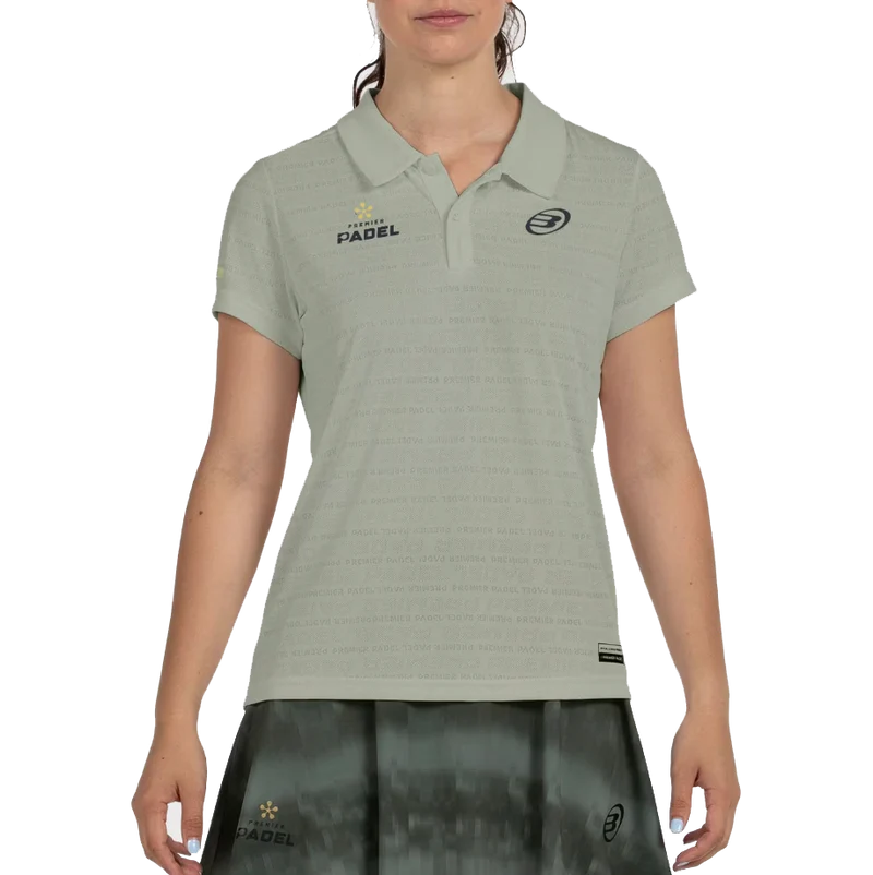 Bullpadel Women's Payerne Premier Padel Polo Eucalyptus