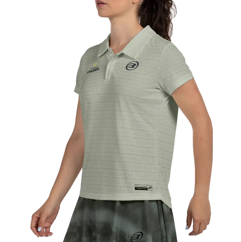 Bullpadel Women's Payerne Premier Padel Polo Eucalyptus