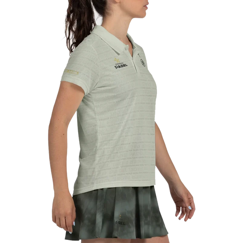 Bullpadel Women's Payerne Premier Padel Polo Eucalyptus