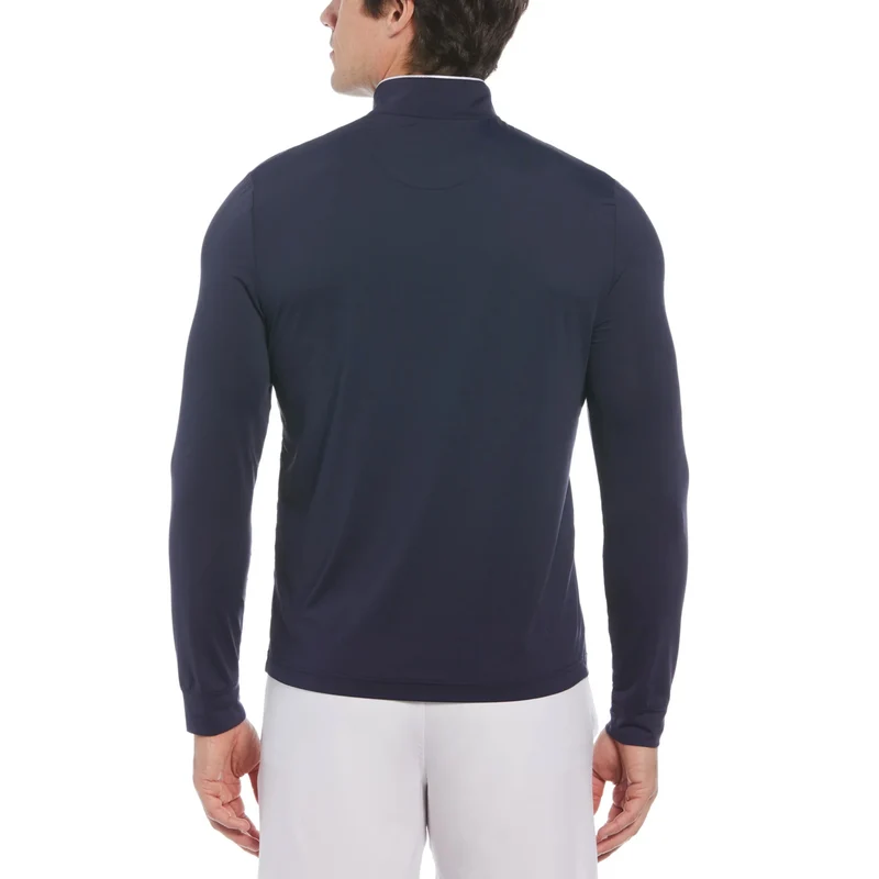 1/4 Zip Technical Trainingsjacke Herren-Dunkelblau