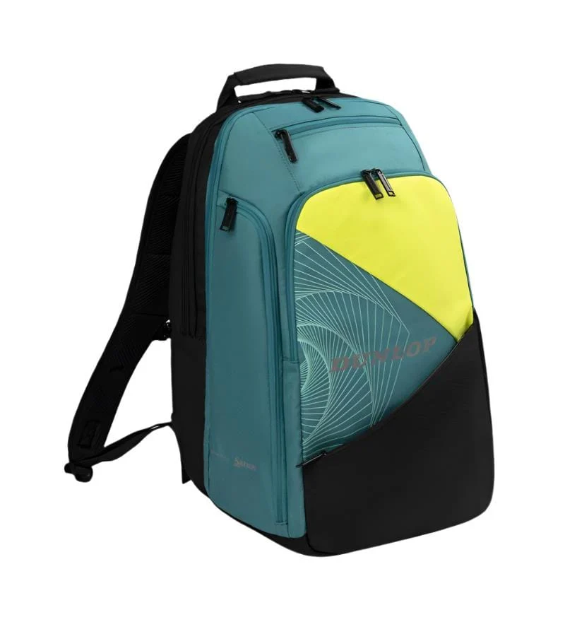 Dunlop SX Performance Padel Backpack - Teal / Black / Yellow