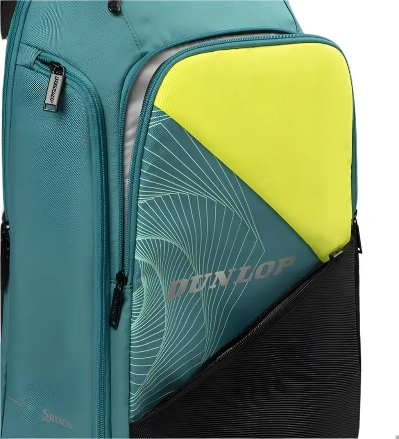 Dunlop SX Performance Padel Backpack - Teal / Black / Yellow