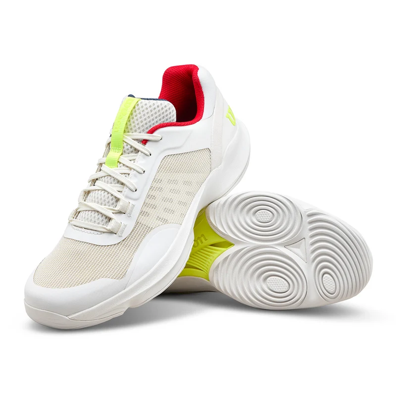 Wilson Men's Hurakn Pro V2 Padel Shoes Snow White