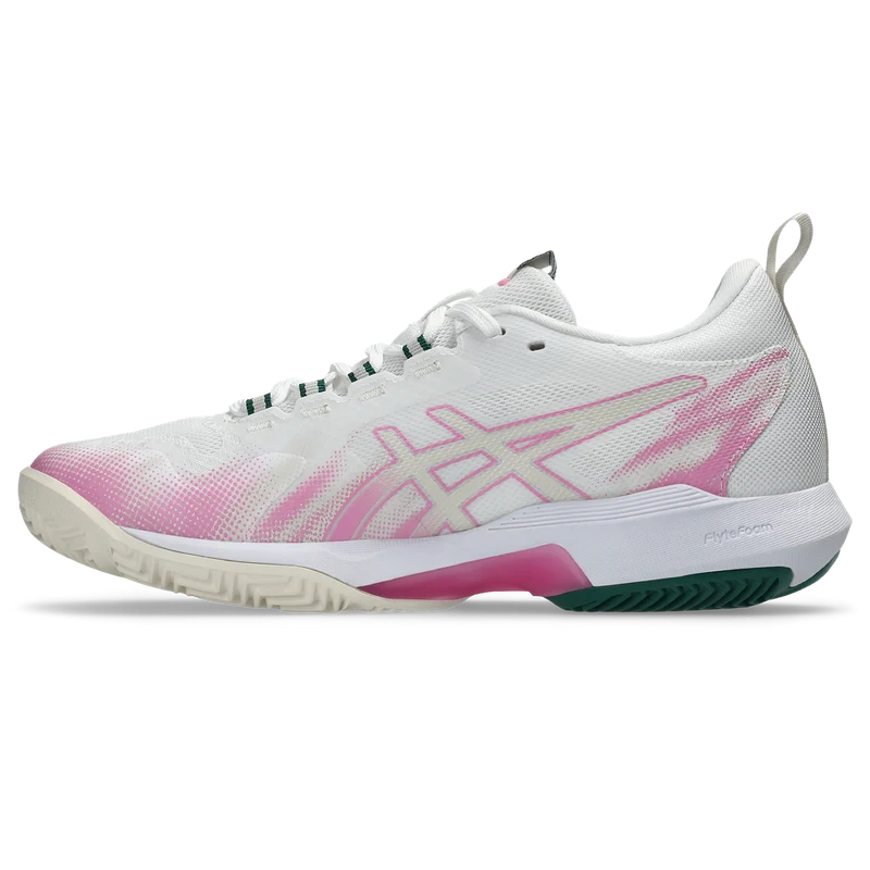 Asics Women's Sonicsmash FF Padel Shoes White Jewel Green