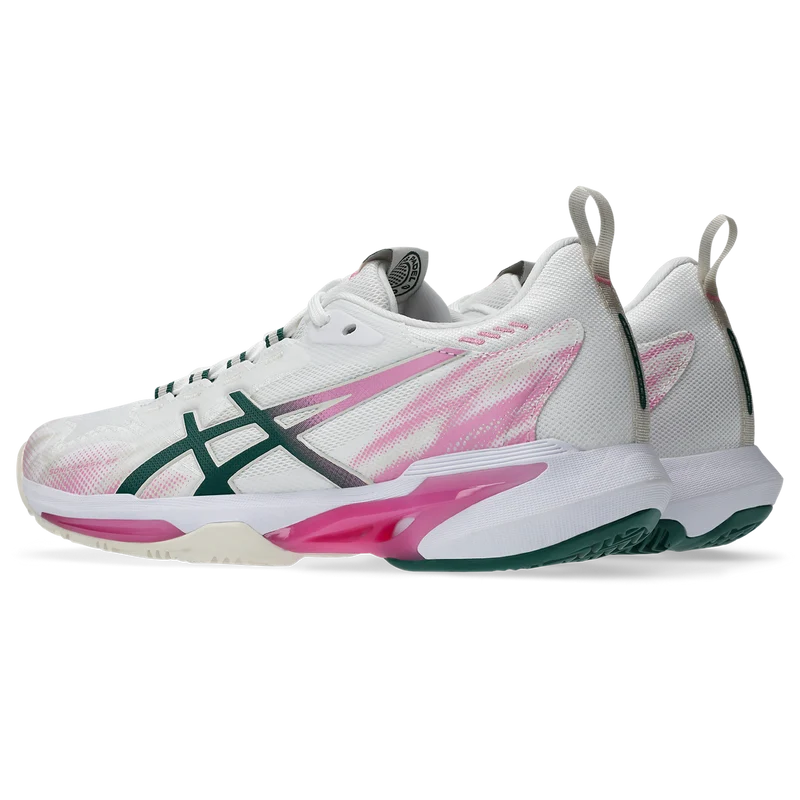 Asics Women's Sonicsmash FF Padel Shoes White Jewel Green